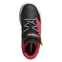 adidas Lightorama Court Elastic Lace Sneaker Kinder - cblack/lucred/sollem