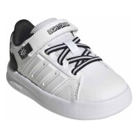 adidas Lightorama Court Elastic Lace Sneaker Baby - ftwwht/cblack/gretwo