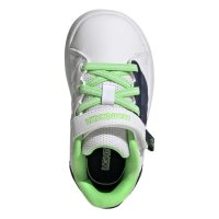 adidas Lightorama Court Elastic Lace Sneaker Baby - ftwwht/nindig/scrgrn