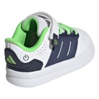 adidas Lightorama Court Elastic Lace Sneaker Baby - ftwwht/nindig/scrgrn