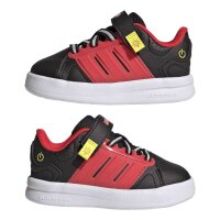 adidas Lightorama Court Elastic Lace Sneaker Baby - cblack/lucred/sollem