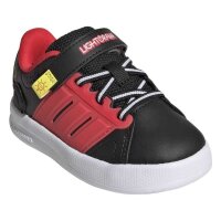 adidas Lightorama Court Elastic Lace Sneaker Baby - cblack/lucred/sollem