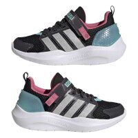 adidas Lightorama Runner Sneaker Kinder - cblack/silvmt/aurbla