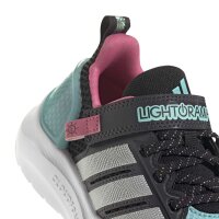 adidas Lightorama Runner Sneaker Kinder - cblack/silvmt/aurbla