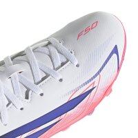 adidas F50 Hyperfast Club FG MG Fußballschuhe Kinder - ftwwht/solpur/soltur