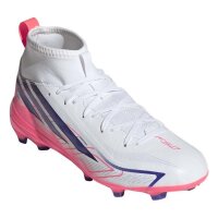 adidas F50 Hyperfast League Mid FG Fußballschuhe Kinder - ftwwht/solpur/soltur