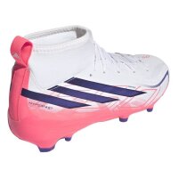 adidas F50 Hyperfast League Mid FG Fußballschuhe Kinder - ftwwht/solpur/soltur