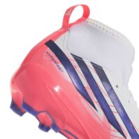 adidas F50 Hyperfast League Mid FG Fußballschuhe Kinder - ftwwht/solpur/soltur
