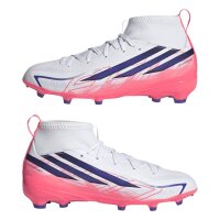 adidas F50 Hyperfast League Mid FG Fußballschuhe Kinder - ftwwht/solpur/soltur