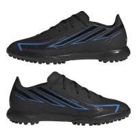 adidas F50 Hyperfast League TF Fußballschuhe Kinder - cblack/cblack/lurabl