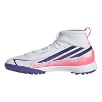 adidas F50 Hyperfast League Mid TF Fußballschuhe Kinder - ftwwht/solpur/soltur