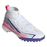 adidas F50 Hyperfast League Mid TF Fußballschuhe Kinder - ftwwht/solpur/soltur