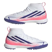 adidas F50 Hyperfast League Mid TF Fußballschuhe Kinder - ftwwht/solpur/soltur