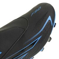 adidas F50 Hyperfast Club Velcro FG MG Fußballschuhe Kinder - cblack/cblack/lurabl