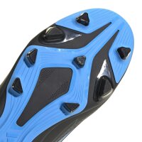 adidas F50 Hyperfast Club Velcro FG MG Fußballschuhe Kinder - cblack/cblack/lurabl