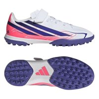adidas F50 Hyperfast Club H&l TF Fußballschuhe Kinder - ftwwht/solpur/soltur