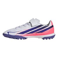 adidas F50 Hyperfast Club H&l TF Fußballschuhe Kinder - ftwwht/solpur/soltur