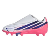 adidas F50 Hyperfast Club Velcro FG MG Fußballschuhe Kinder - ftwwht/solpur/soltur