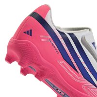 adidas F50 Hyperfast Club Velcro FG MG Fußballschuhe Kinder - ftwwht/solpur/soltur