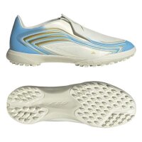 adidas F50 Messi League Laceless TF Fußballschuhe Kinder - ivory/seblbu/iceblu