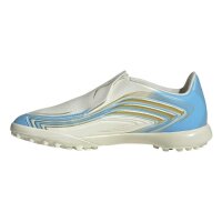 adidas F50 Messi League Laceless TF Fußballschuhe Kinder - ivory/seblbu/iceblu