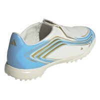 adidas F50 Messi League Laceless TF Fußballschuhe Kinder - ivory/seblbu/iceblu