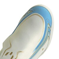 adidas F50 Messi League Laceless TF Fußballschuhe Kinder - ivory/seblbu/iceblu