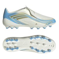adidas F50 Messi League Laceless AG Fußballschuhe Kinder - ivory/seblbu/iceblu