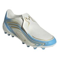 adidas F50 Messi League Laceless AG Fußballschuhe Kinder - ivory/seblbu/iceblu