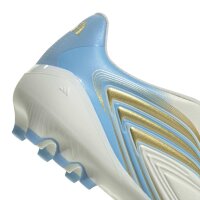 adidas F50 Messi League Laceless AG Fußballschuhe Kinder - ivory/seblbu/iceblu