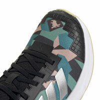 adidas Minecraft Fortarun 4.0 Sneaker Kinder - cblack/msilve/duayel