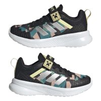 adidas Minecraft Fortarun 4.0 Sneaker Kinder - cblack/msilve/duayel