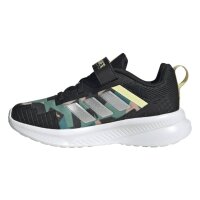 adidas Minecraft Fortarun 4.0 Sneaker Kinder - cblack/msilve/duayel