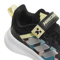 adidas Minecraft Fortarun 4.0 Sneaker Kinder - cblack/msilve/duayel