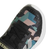 adidas Minecraft Fortarun 4.0 Sneaker Kinder - cblack/msilve/duayel