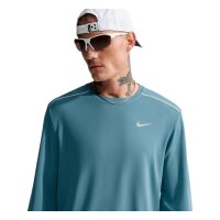 Nike Dri-Fit UV Langarm-Laufoberteil Herren - blau