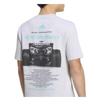 adidas Mercedes-AMG Petronas F1 Team Graphic 03M T-Shirt Herren - lgreyh/semiru