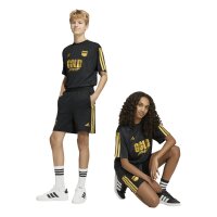 adidas FN Shrt kurze Hose Kinder - black/goldmt