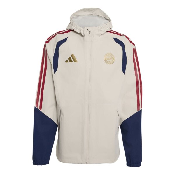 adidas FC Bayern Rain Jacken Herren - aluminium/nindig