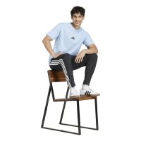 adidas Essentials Three Stripes Woven lange Hose Herren - black/white