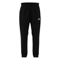adidas Essentials Three Stripes Woven lange Hose Herren - black/white