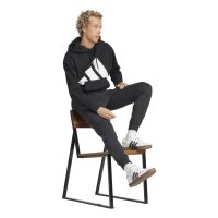 adidas Essentials Big Logo French Terry lange Hose Herren - black/white