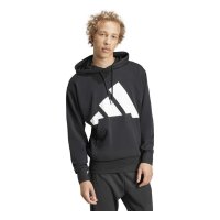 adidas Essentials Big Logo French Terry Hoodie Herren - black/white