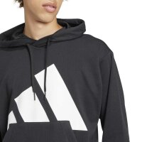 adidas Essentials Big Logo French Terry Hoodie Herren - black/white