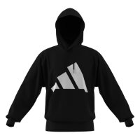 adidas Essentials Big Logo French Terry Hoodie Herren - black/white