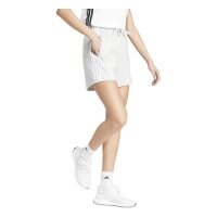 adidas Essentials 3-Stripes Cotton kurze Hose Damen - lgreyh/white