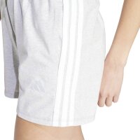 adidas Essentials 3-Stripes Cotton kurze Hose Damen - lgreyh/white