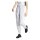 adidas Essentials 3-Stripes Fleece Loose lange Hose Damen - lgreyh/white