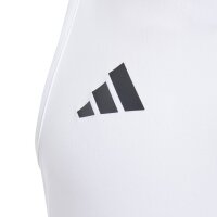 adidas Team Ärmelloses Shirt Kinder - white/black
