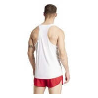 adidas Adizero Essentials Running Ärmelloses Shirt Herren - white